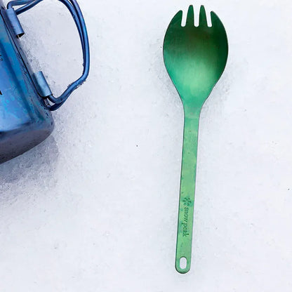 Titanium Spork Anodized