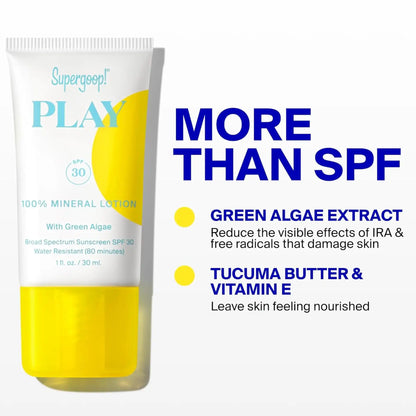 PLAY 100% Mineral Lotion SPF 30 3.4 oz
