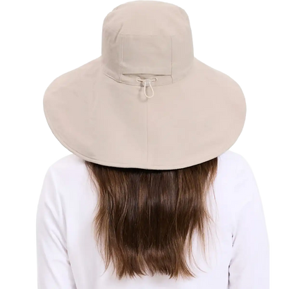 Women's Ultra Wide Cotton Linen Hat UPF 50+