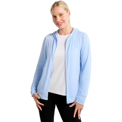 Women's Luxe Hooded Full Zip Top UPF 50+