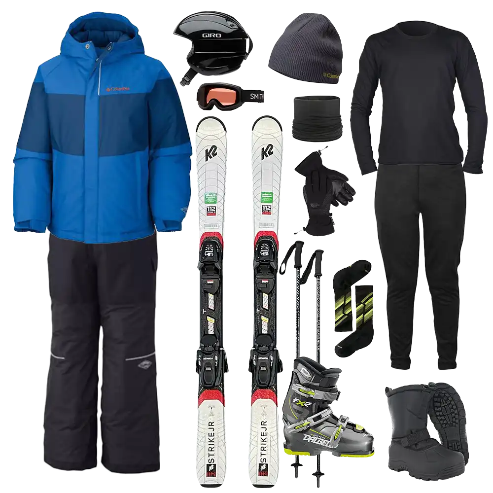 The Works Package w/ Bibs - Boy's Ski
