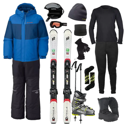 The Works Package w/ Bibs - Boy's Ski