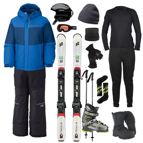 The Works Package w/ Bibs - Boy's Ski