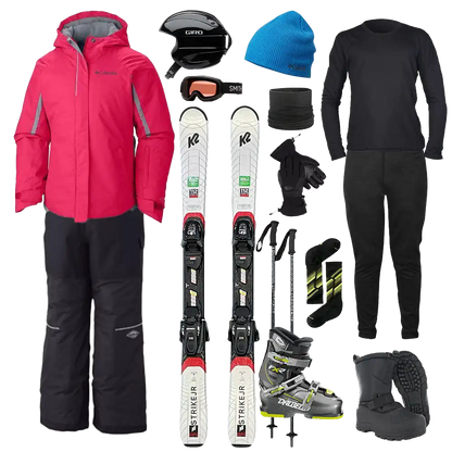 The Works Package w/ Bibs - Girl's Ski