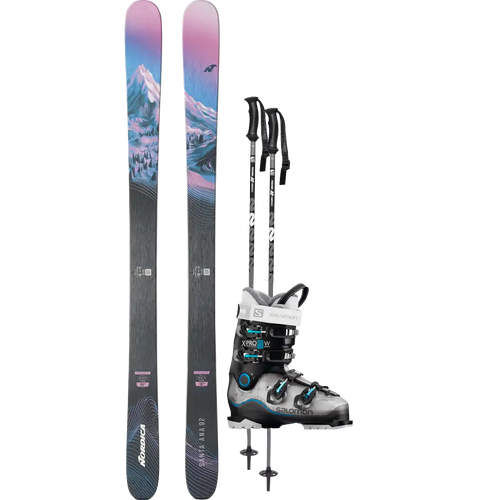 Nordica Women's Santa Ana 92 Demo Ski Package