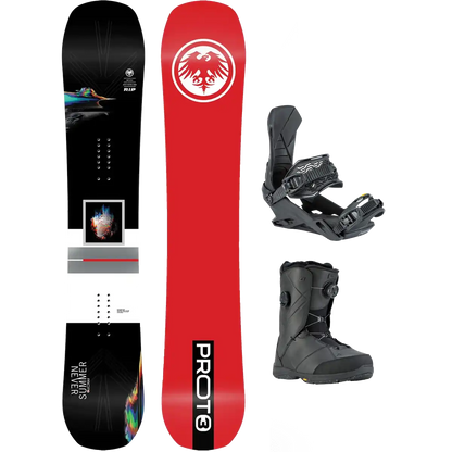 Never Summer Proto Type 3 Demo Snowboard Package
