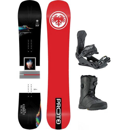 Never Summer Proto Type 3 Demo Snowboard Package