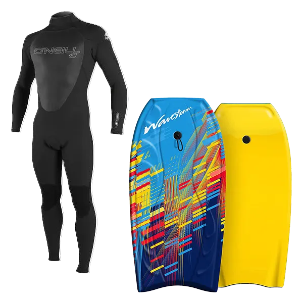 Youth Wetsuit & Bodyboard Package